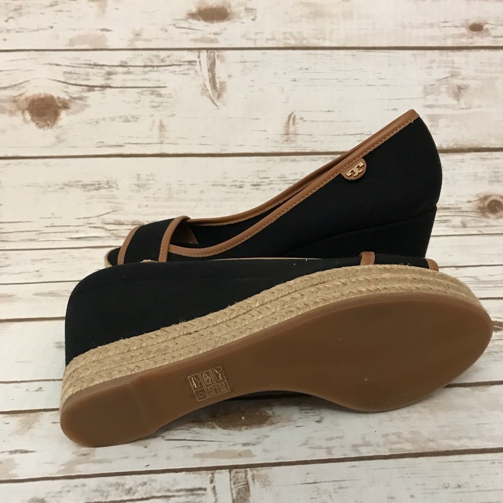 New Tory Burch Majorca Logo Wedge B4-50* - Picture 2 of 6